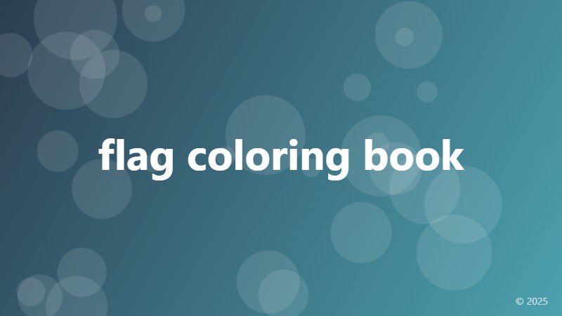 flag coloring book