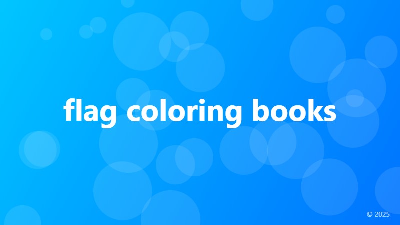 flag coloring books